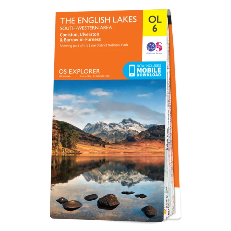 OS Explorer Map OL6 - Lake District South West